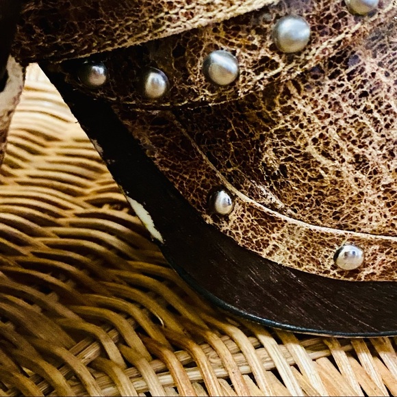 Vince Camuto Christies tan brown leather clog heel - Picture 11 of 13